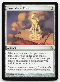 Cloudstone Curio 257 Rare Ravnica: City of Guilds Magic: The Gathering Near Mint - Image 1