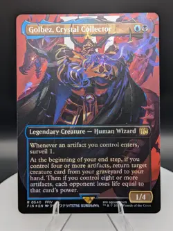 Golbez, Crystal Collector (Borderless) SURGE FOIL: Final Fantasy MTG (NM) - Image 1