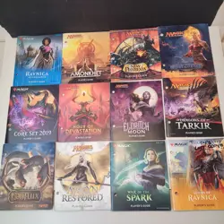 (12) LOT#4 Magic the Gathering Players Guide Fat Pack Booster Color MTG Books - Image 1