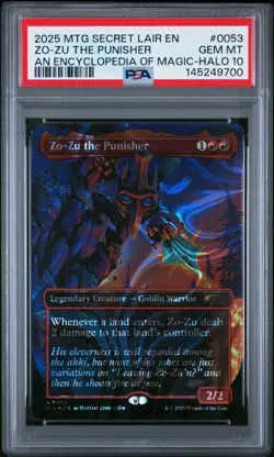 2025 MTG SECRET LAIR COUNTDOWN KIT #0053 ZO-ZU THE PUNISHER PSA 10 - Image 1