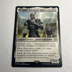 Dion, Bahamut's Dominant Final Fantasy Regular Magic The Gathering TCG - Image 1