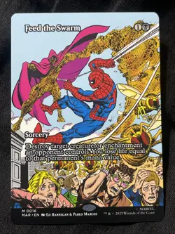 Feed the Swarm (Borderless) Marvel Universe Eternal-Legal Regular MTG - Image 1