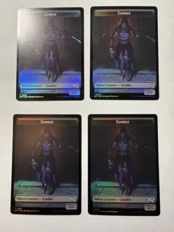 Zombie (0003) // Pilot Double-Sided Token x4 Aetherdrift Foil - Image 3