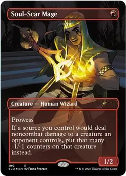 Soul-Scar Mage *FOIL* - Secret Lair Drop Series - 190 - LP/NM - Image 1