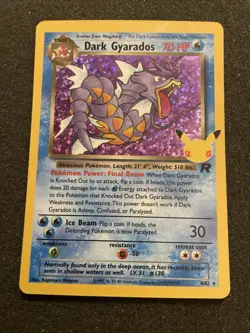 Dark Gyarados 8/82 - Celebrations: Classic Collection Holo M-NM POKEMON CARD - Image 1