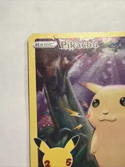 Pokemon TCG Pikachu 005/025 Celebrations Holo Rare Basic 60 HP Card - Image 4