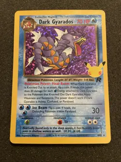 Dark Gyarados 8/82 - Celebrations: Classic Collection Holo M-NM POKEMON CARD - Image 1