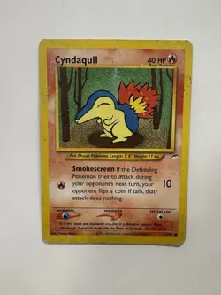 Pokemon Cyndaquil Basic 61/105 Neo Destiny Common - HP - Image 1