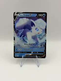 Alolan Vulpix V - 033/195 Holiday Calendar Pokemon TCG Ultra Rare - Image 1