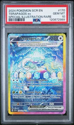 2024 POKEMON SCR EN-STELLAR CROWN | SPECIAL ILLUSTRATION RARE TERAPAGOS EX 170 - Image 1