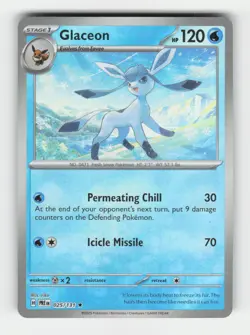 Glaceon (Poke Ball Pattern) SV: Prismatic Evolutions (PRE) 025/131 Holofoil R... - Image 1