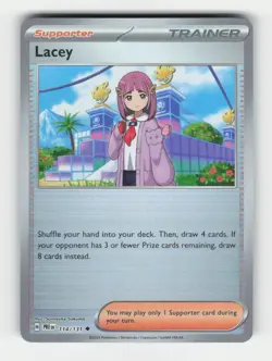 Lacey - 114/131 (Poke Ball Pattern) SV: Prismatic Evolutions (PRE) 114/131 Ho... - Image 1