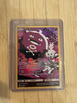 Pokemon TCG Koffing Holo Secret Rare Cosmic Eclipse 243/236 - Image 1