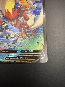 Pokemon TCG Blaziken v TG14/TG30 Holo Ultra Rare Silver Tempest Trainer Gallery - Image 2