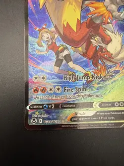 Pokemon TCG Blaziken v TG14/TG30 Holo Ultra Rare Silver Tempest Trainer Gallery - Image 3