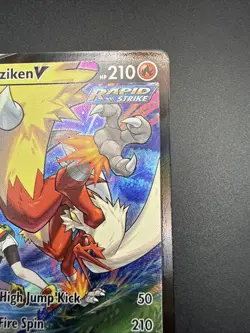 Pokemon TCG Blaziken v TG14/TG30 Holo Ultra Rare Silver Tempest Trainer Gallery - Image 5