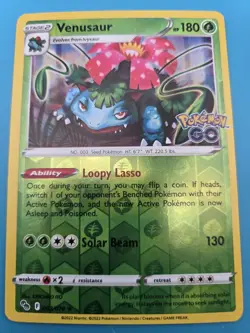 Venusaur 003/078 Pokemon GO Holo LP - Image 3