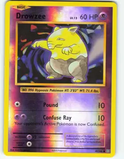 Drowzee - Reverse Holo - 49/108 Evolutions - Pokemon TCG - 2016 - Image 1