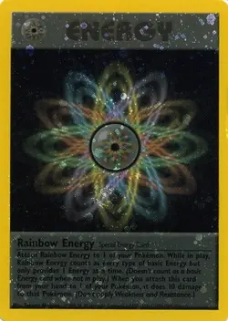 1x Rainbow Energy - Promotional Heavily Played Pokemon Unique and Misc. Pokemon - Image 1