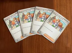 Professor's Research BLK 085/086 X4 Playset Pokemon TCG - Image 1