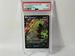 Tyranitar V PSA 9 Mint 2021 Pokemon SWSH BSP V Strikers Tins 109 - Image 1