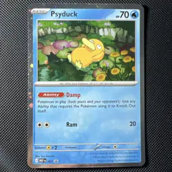 Pokemon Psyduck #7 Cosmos Holo Mega Evolution Black Star Promo NM - Image 1