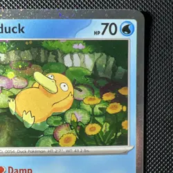 Pokemon Psyduck #7 Cosmos Holo Mega Evolution Black Star Promo NM - Image 3