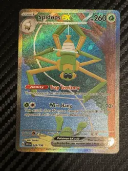 Pokemon TCG Spidops EX 243/198 Illustration Scarlet & Violet Base Set - Image 1
