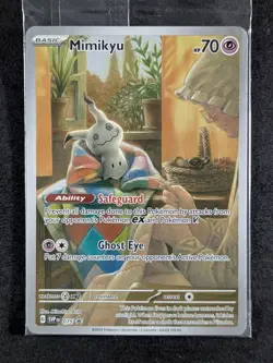 2024 Pokemon MIMIKYU #075 SV Black Star Promo Paldean Fates ETB English - Image 1