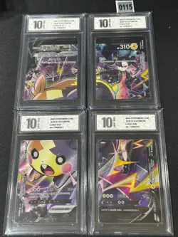 Pokemon TCG S-Chinese Morpeko V-UNION CSEC 017-020 NM Holo (4pcs set）Grade 10 - Image 1