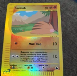 2003 Pokemon Swinub 108/144 Skyridge Regular and RARE - Image 2