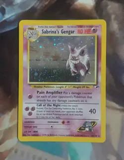 Pokemon, Sabrina's Gengar, Gym Heroes 14/132 - LP - Image 1