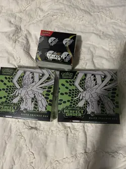 Pokemon Perfect Order Booster Box And Pokemon Center ETBS Bundle - Image 1