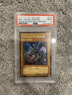 2002 Yu-Gi-Oh! Red Eyes Black Dragon! LOB #070 PSA 9 🔥 - Image 1