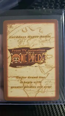 BANDAI One Piece Hyper Battle S76 LUFFY HOLO FOIL SCARCE EARLY CARD VINTAGE TCG - Image 2