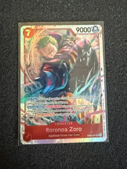 One Piece EB04-007 Roronoa Zoro SR English Near Mint (x2) - Image 3