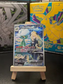 Pokemon TCG Cynthia's Roserade 184/182 Illustration Rare Destined Rivals N/M - Image 1