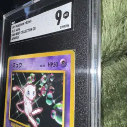 CGC 9 Pokemon 1998 Japanese Mew CD Promo Glossy #151 - Image 5