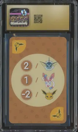 2019 Pokemon KOR Playing Cards Point Salad Eevee Edition Jolteon CGC 10 PRISTINE - Image 2