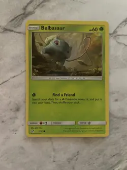 Bulbasaur 1/18 Detective Pikachu 2019 Holo Foil Pokemon TCG Card - NM - Image 1