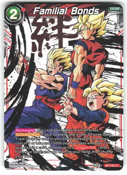 Familial Bonds BT7-021 C Non-Foil Dragon Ball Super Card - Image 1