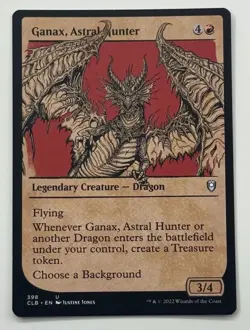 Ganax, Astral Hunter Showcase Commander Legends Baldur's Gate Magic Mtg LP 398 - Image 1