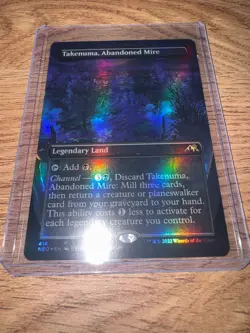 Takenuma, Abandoned Mire (Borderless) Kamigawa: Neon Dynasty Foil - NM - Image 1