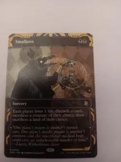 Smallpox 33 Rare Secrets of Strixhaven: Mystical Archive Magic: The Gathering NM - Image 1