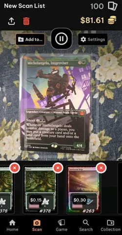 Michelangelo, Improviser Borderless Commander Deck Ready To Play MTG TMNT Magic - Image 1