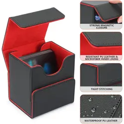 MTG Deck Box For Commander Pokemon Yugioh EDH 100+double sleeved cards - Image 2