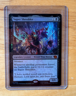 SUPER SHREDDER Mythical Rare 0083 Magic The Gathering TMNT - Image 1