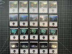 Magic the Gathering Swamp Graveborn Foil Lot of 20 MP - Image 1
