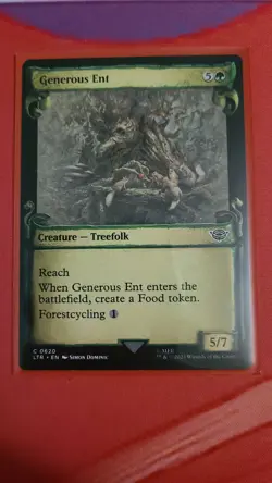 Generous Ent (Showcase Scrolls)- LTR - (Magic: The Gathering) Cardboard Friends - Image 1