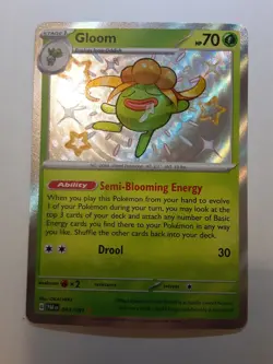 Pokemon Scarlet & Violet Paldean Fates Gloom Shiny Rare 93/091 -NM - Image 1